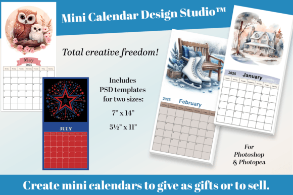 2025 Mini Calendar Design Studio™: Practical Applications for Personal and Professional Planning