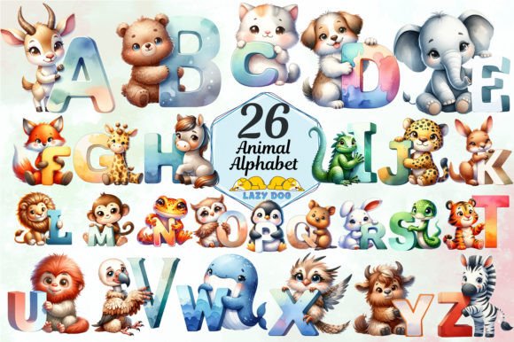 Animal Alphabet Sublimation Graphic Collection: Practical Applications for Creators and Educators