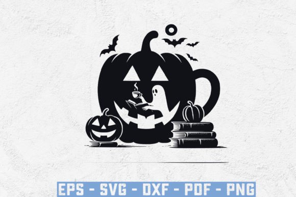 Bookish Ghost Pumpkin SVG & Halloween PNG Guide