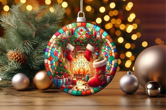 Evaluating Stained Glass Christmas Fireplace Design for Your Home