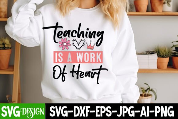 Evaluating the Teaching is a Work of Heart SVG Design for Creative Projects