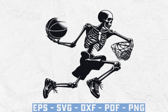 Skeleton Basketball SVG: Strategic Asset Selection for Seasonal Merchandising and Brand Engagement