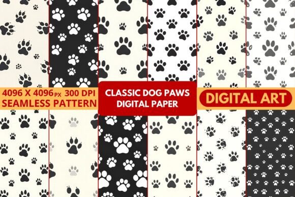 Understanding Classic Dog Paws Digital Paper: A Comprehensive Guide for Creatives and Pet Lovers