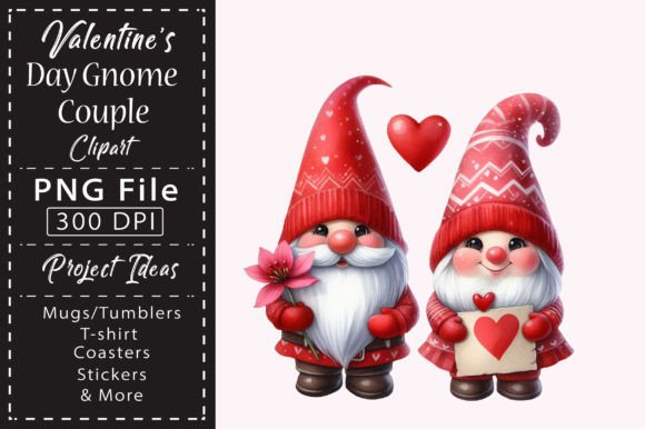 Valentine's Day Gnome Couple Clipart: Leveraging Whimsical Design in Modern Creative Projects