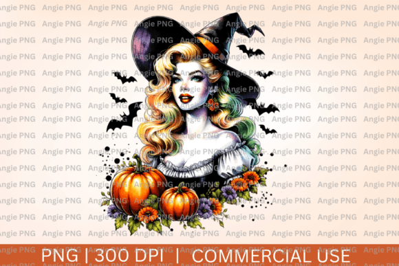 Vintage Witch Watercolor Halloween PNG Design Guide