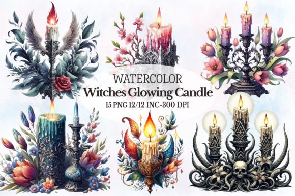 Witches Glowing Candle Clipart: A Practical Guide for Seasonal Design